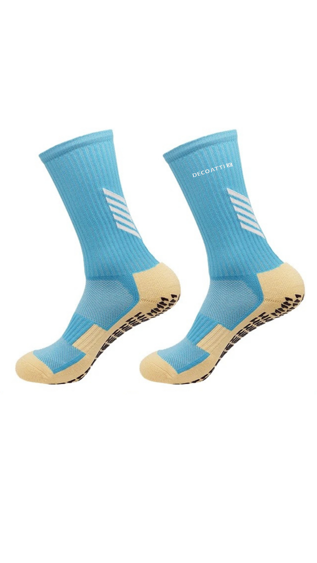 DECO ATTI GRIP SOCKS - LIGHT BLUE