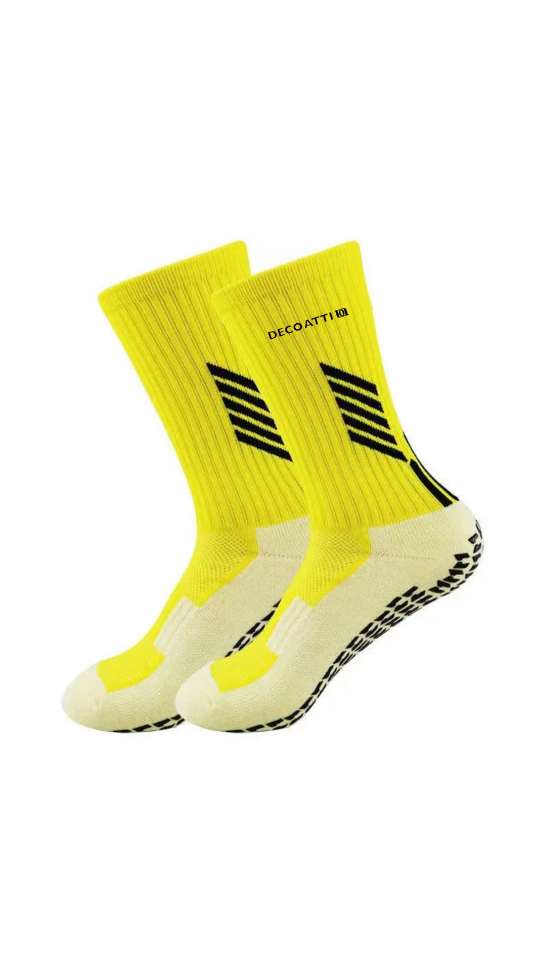 DECO ATTI GRIP SOCKS - YELLOW