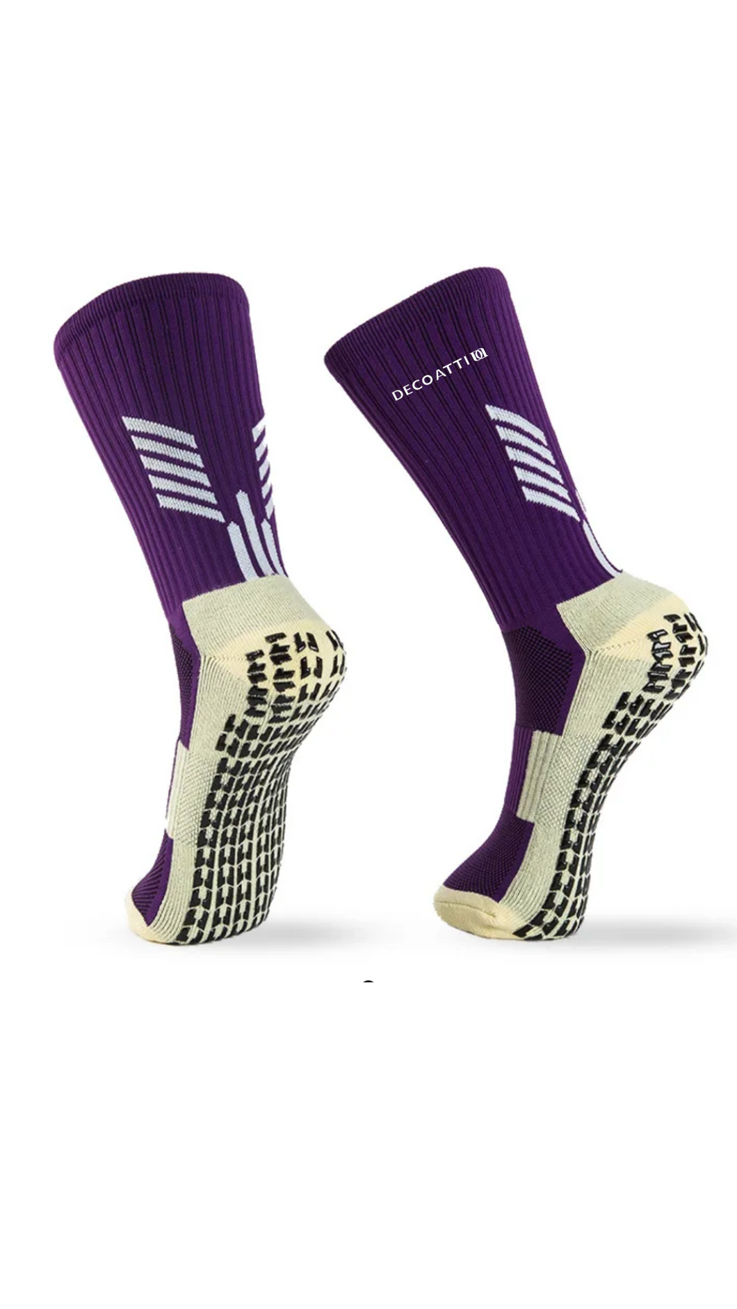 DECO ATTI GRIP SOCKS - PURPLE